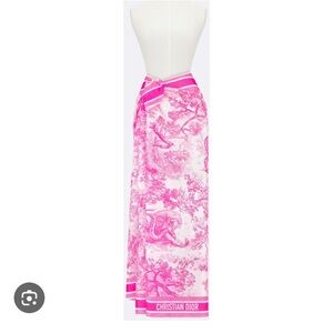 Dior Pink Toile de Jouy Pareo